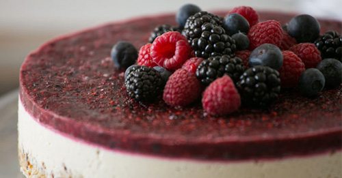 Cheesecake Vegana allo Yogurt e frutti di bosco