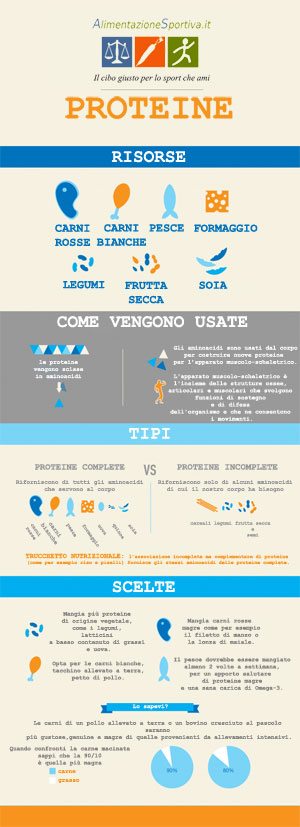 Proteine Sane Infografica
