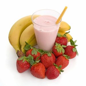 smoothie banana fragole