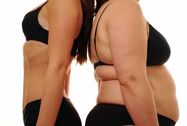 Donna magra e donna obesa